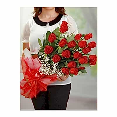 21 Kirmizi G�l Buket