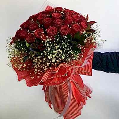 Sevgiliye Kirmizi G�l Buketi