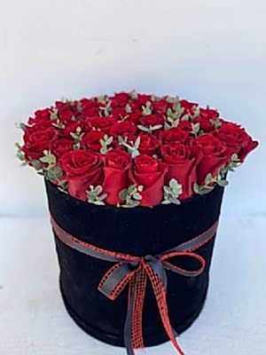 Siyah Kutuda Kirmizi G�l